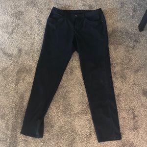 Navy Blue Lululemon ABC Pants 32” Length